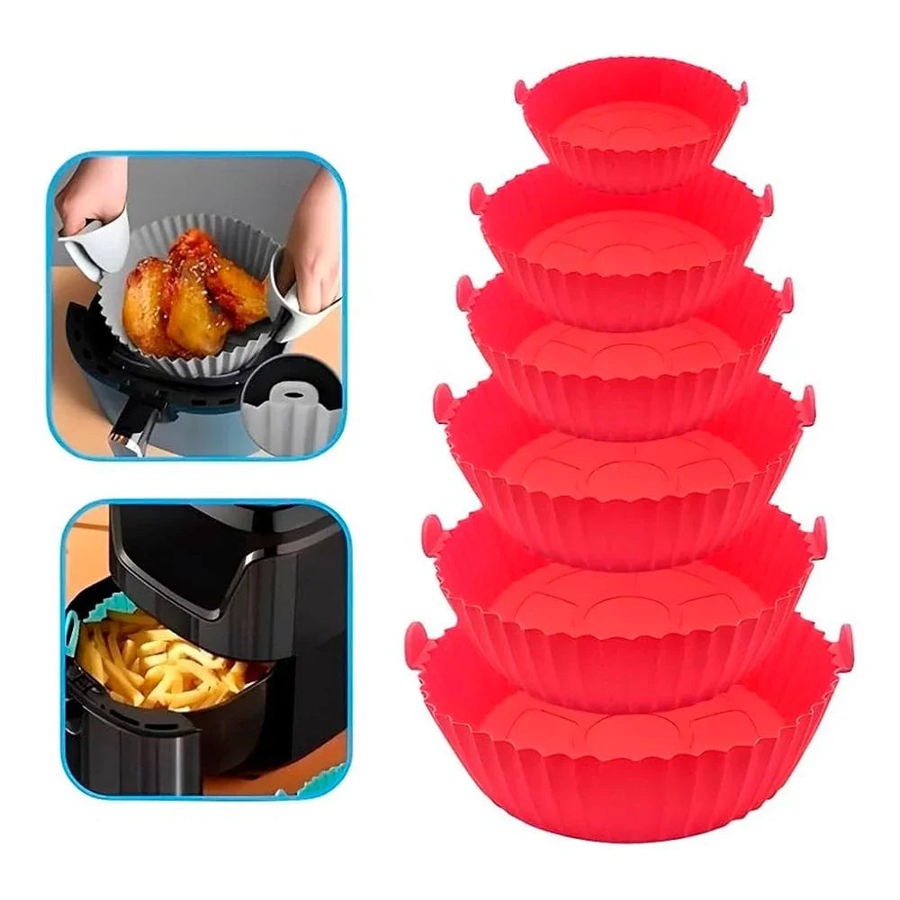 Kit 6 Formas Air Fryer Tamanhos Variados