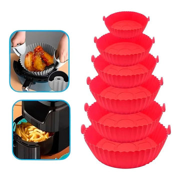 Kit 6 Formas Air Fryer Tamanhos Variados